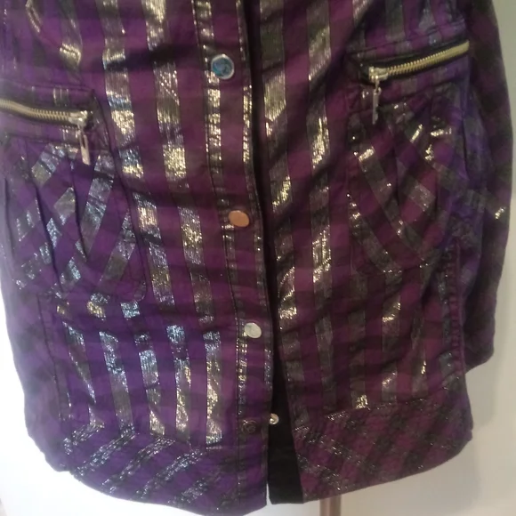 Coogi Purple Long Sleeve Dress - Picture 3 of 7